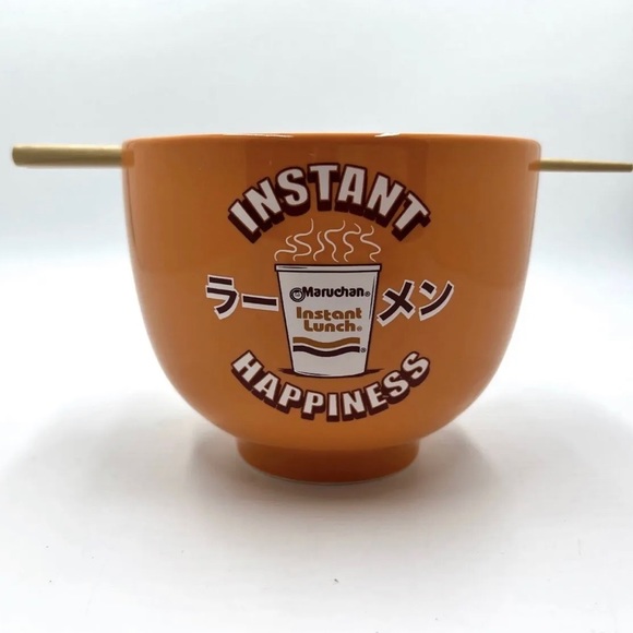 Maruchan Ramen Noodle Bowl W Chopsticks "Instant Happiness"...New In Box - Picture 1 of 6